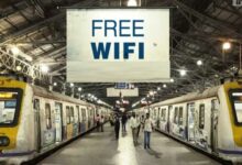 Railway station use free wifi