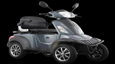 Pev hayrider electric four-wheeler scooter