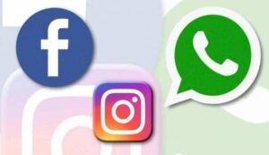 WhatsApp, Instagram ,Facebook