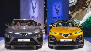 Vinfast vf6 and vf7 electric suvs