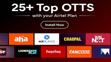 Airtel plan for ott platform