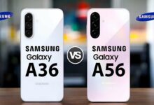 Samsung galaxy a56 and galaxy a36