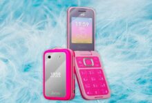 Hmd barbie flip phone