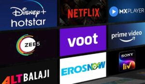 Netflix, jio hotstar and amazon prime video